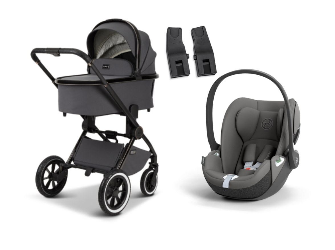 Moon GIO+ Kombikinderwagen Anthrazit Set 3in1 inkl. Cybex Cloud T i-Size grey Babyschale – Moon GIO+ 3in1 Set Anthrazit inkl. Cybex Cloud T Babyschale grey nur stationär erhältlich. Bestellanfragen: 0351 20634993 oder service@babybrands.de.